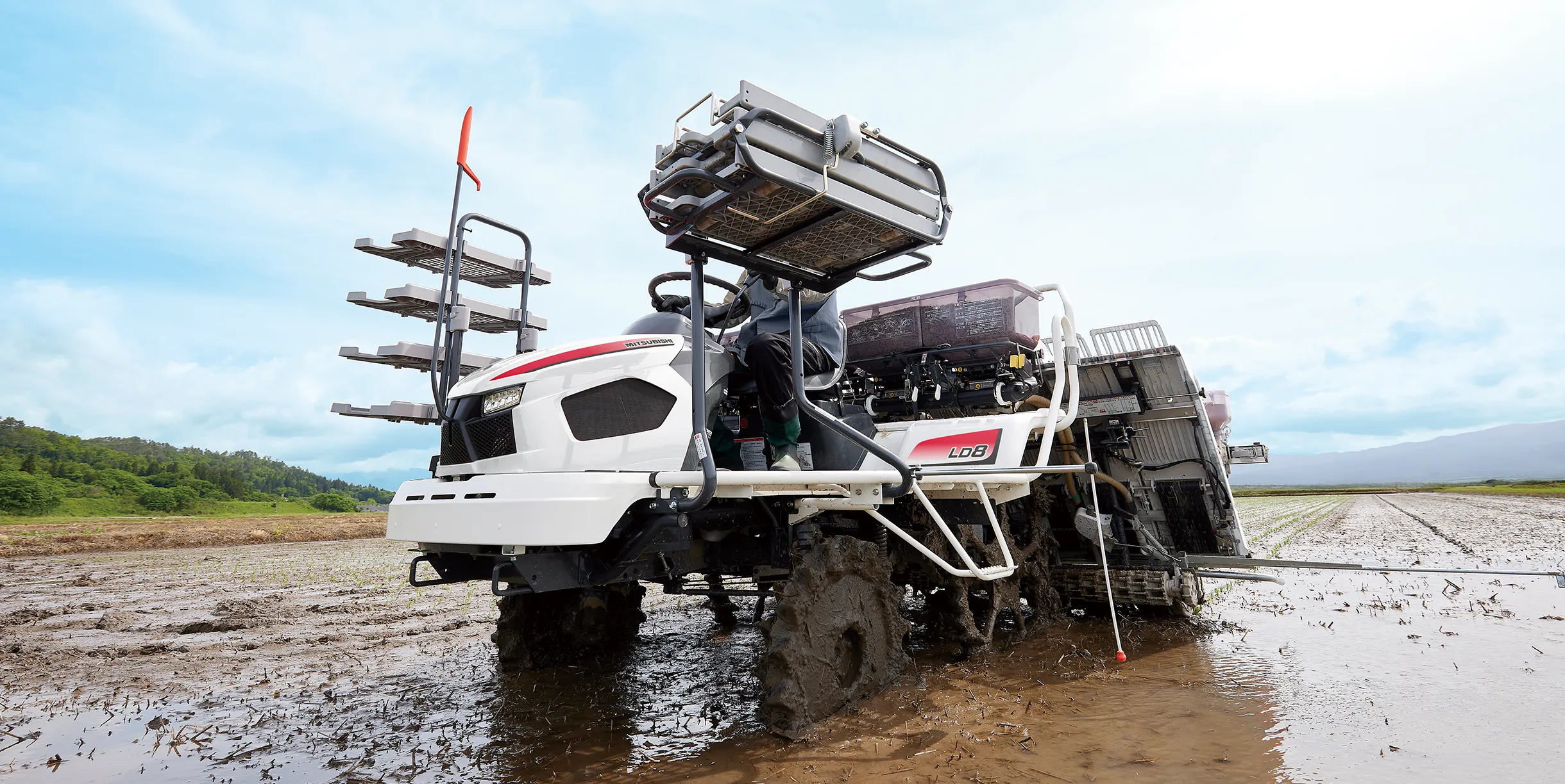 Rice transplanter LD6 / LD8｜田植機｜製品情報｜三菱マヒンドラ農機