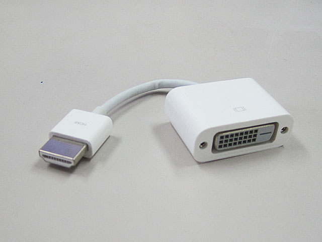 動作商品Appleモニター＆ADC DV I変換器＆mini portアダプター Apple