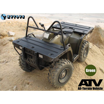 ATV All-Terrain Vehicle (Olive Drab) ZY Toys - Machinegun
