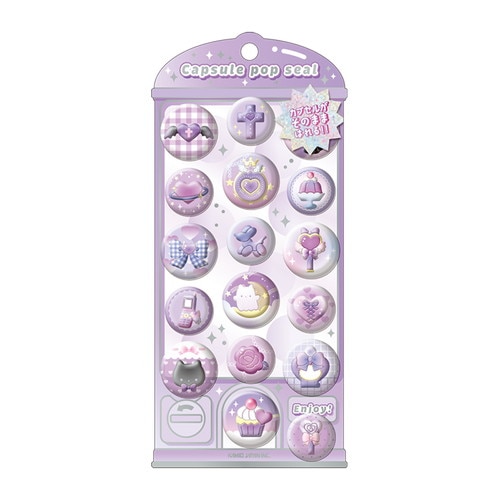 MDS BtoB |最終_ #カミオジャパン ステッカー CAPSULE POP SEAL ぴんく