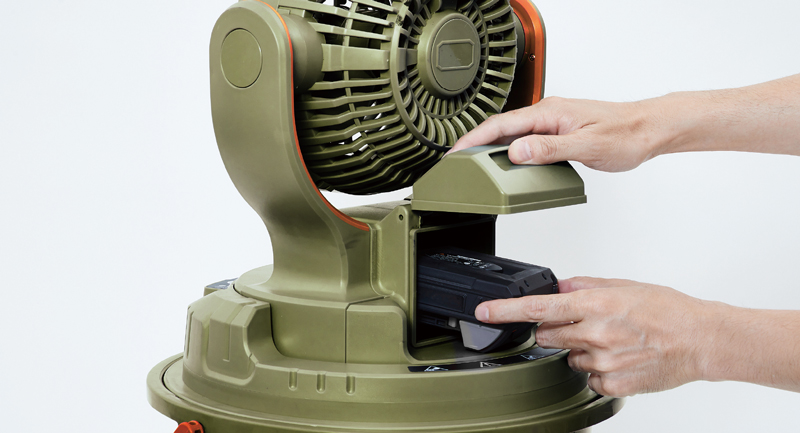 ポータブルミスト扇風機 ミストワークファン MIST WORK FAN N23-06