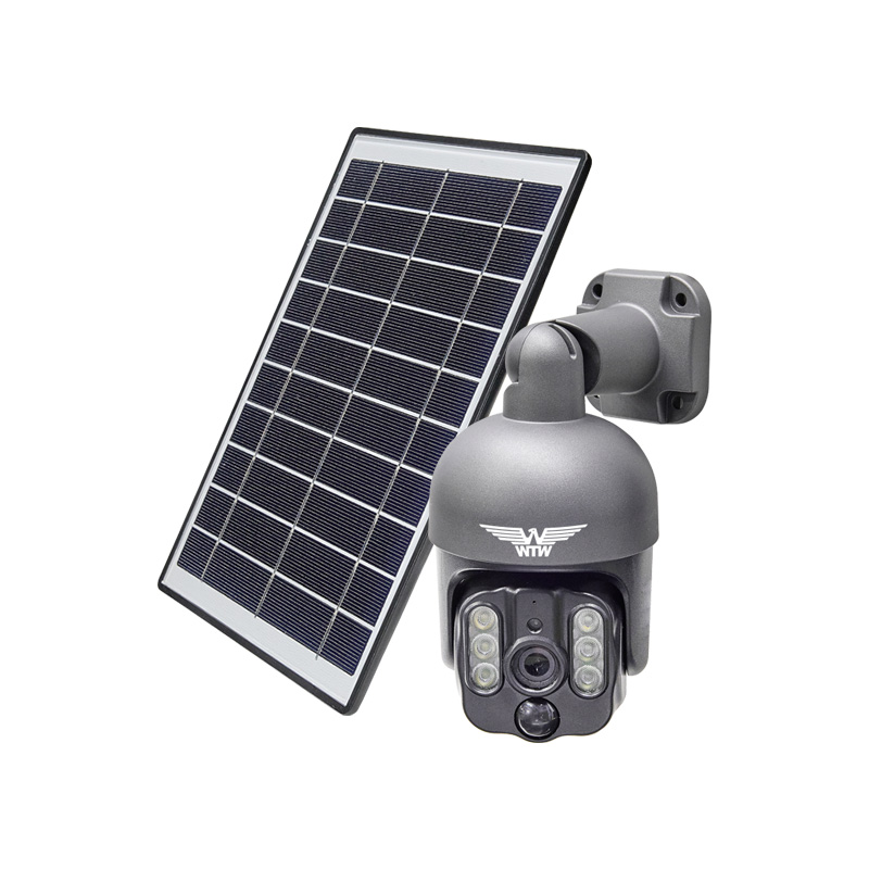 ソーラーパネル付】防犯カメラ みてるちゃんWSPブルームーン 低照度