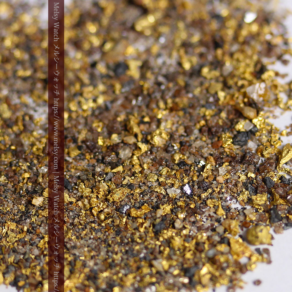 4.53gの採掘家の集めた小さな粗選別の砂金・自然金 - 自然金と金塊販売