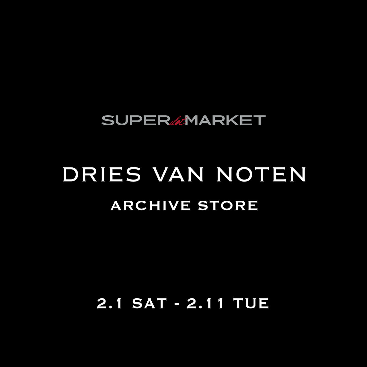 ドリス ヴァン ノッテン」のアーカイブが手に入る！ 期間限定の