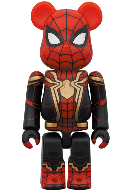 BE@RBRICK SPIDER-MAN BLACK 100％ 400%
