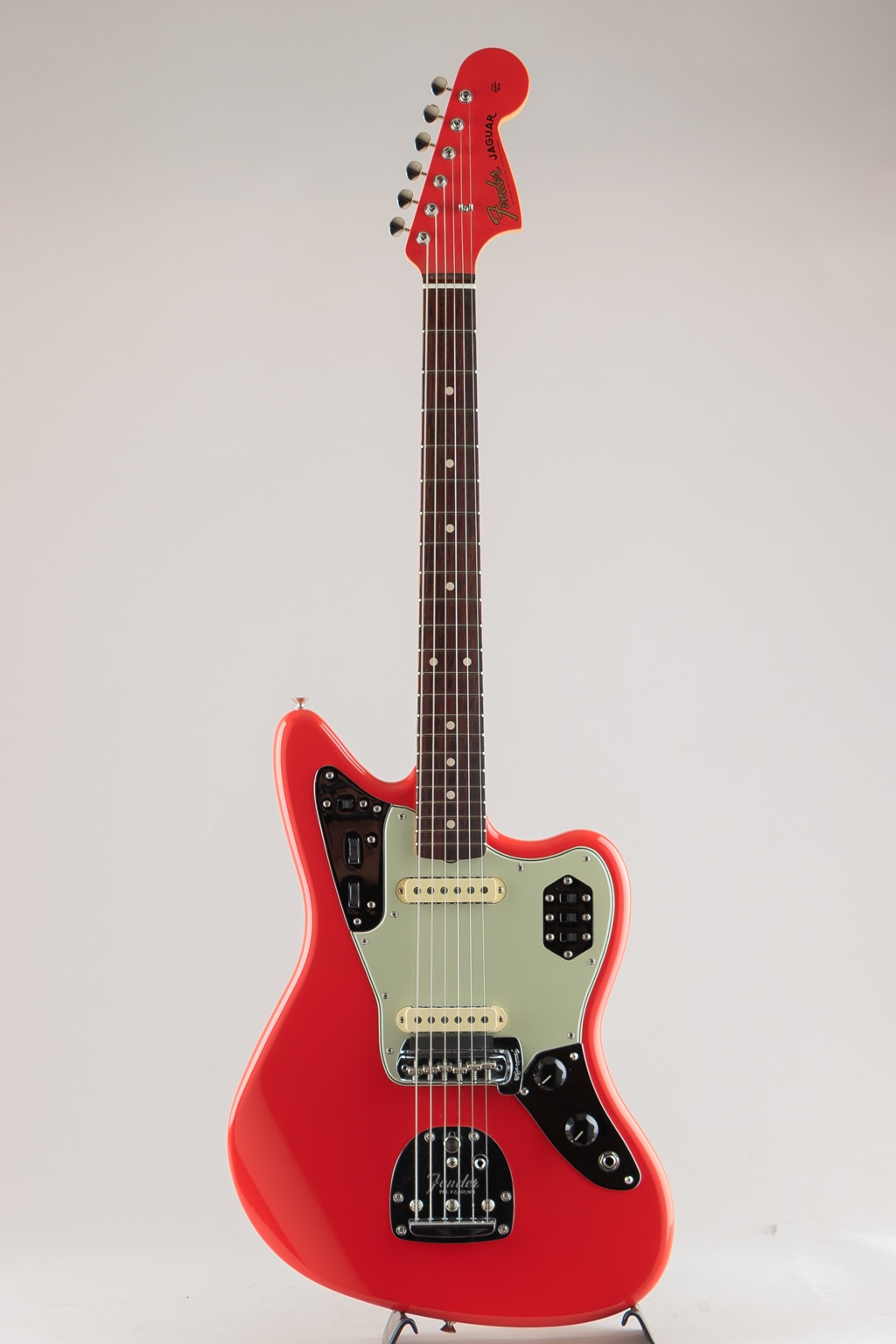 1962 Jaguar Deluxe Closet Classic Matching Head/Fiesta Red: エレキ