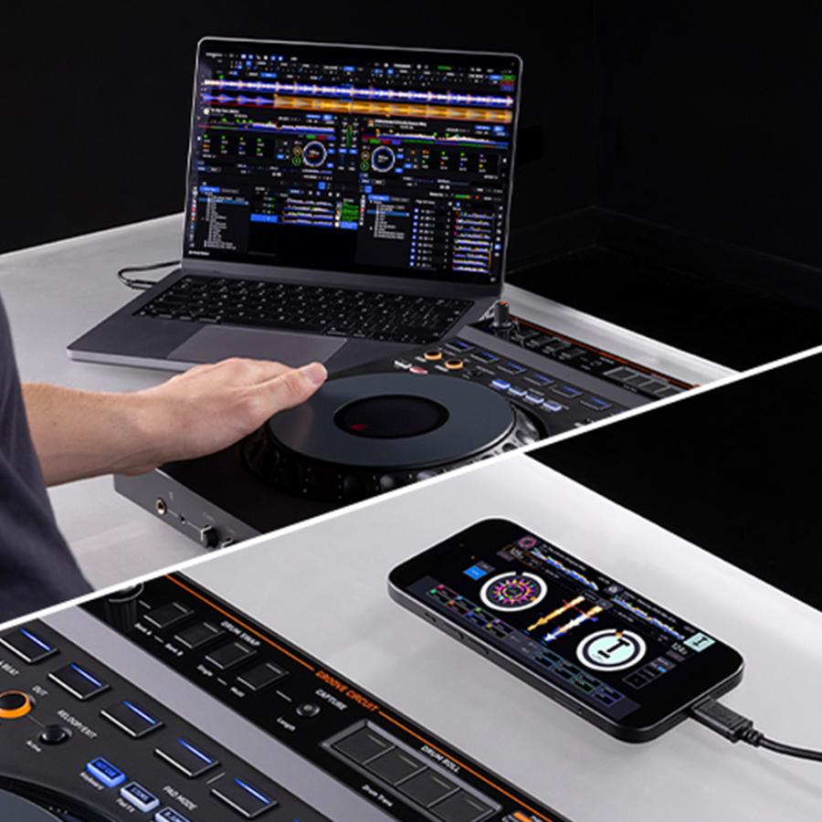 AlphaTheta アルファシータ DJコントローラー DDJ-GRV6 + ダストカバー