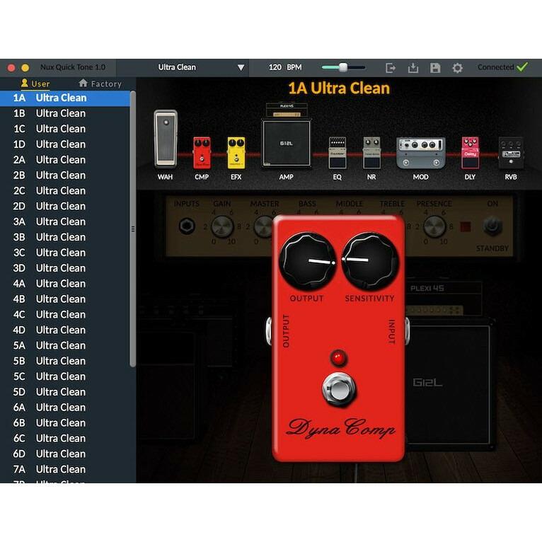 NUX MG-300 モデリングギタープロセッサー ペダル搭載 マルチ