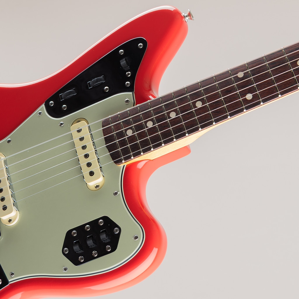 1962 Jaguar Deluxe Closet Classic Matching Head/Fiesta Red: エレキ
