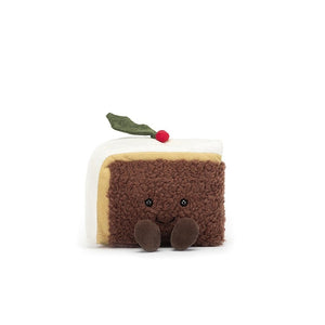 ぬいぐるみ Slice of Christmas Cake JellyCat Amuseable Slice of