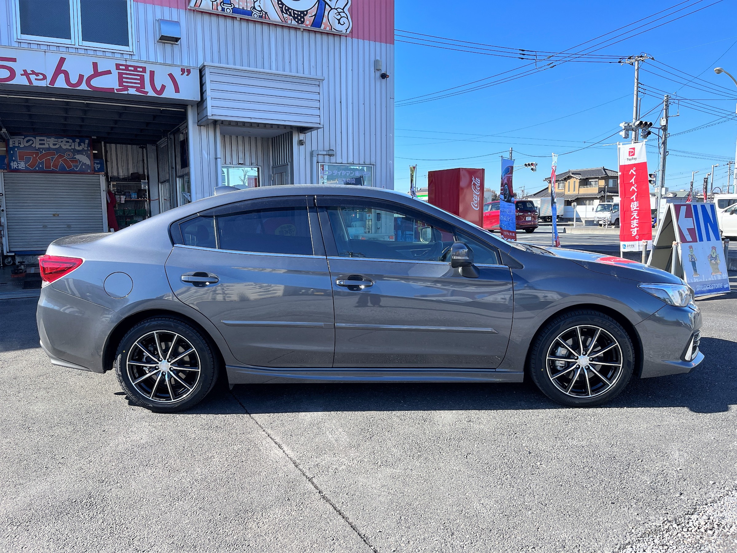 スバル インプレッサG4にBRIDGESTONE ブリザック VRX3 エコフォルム