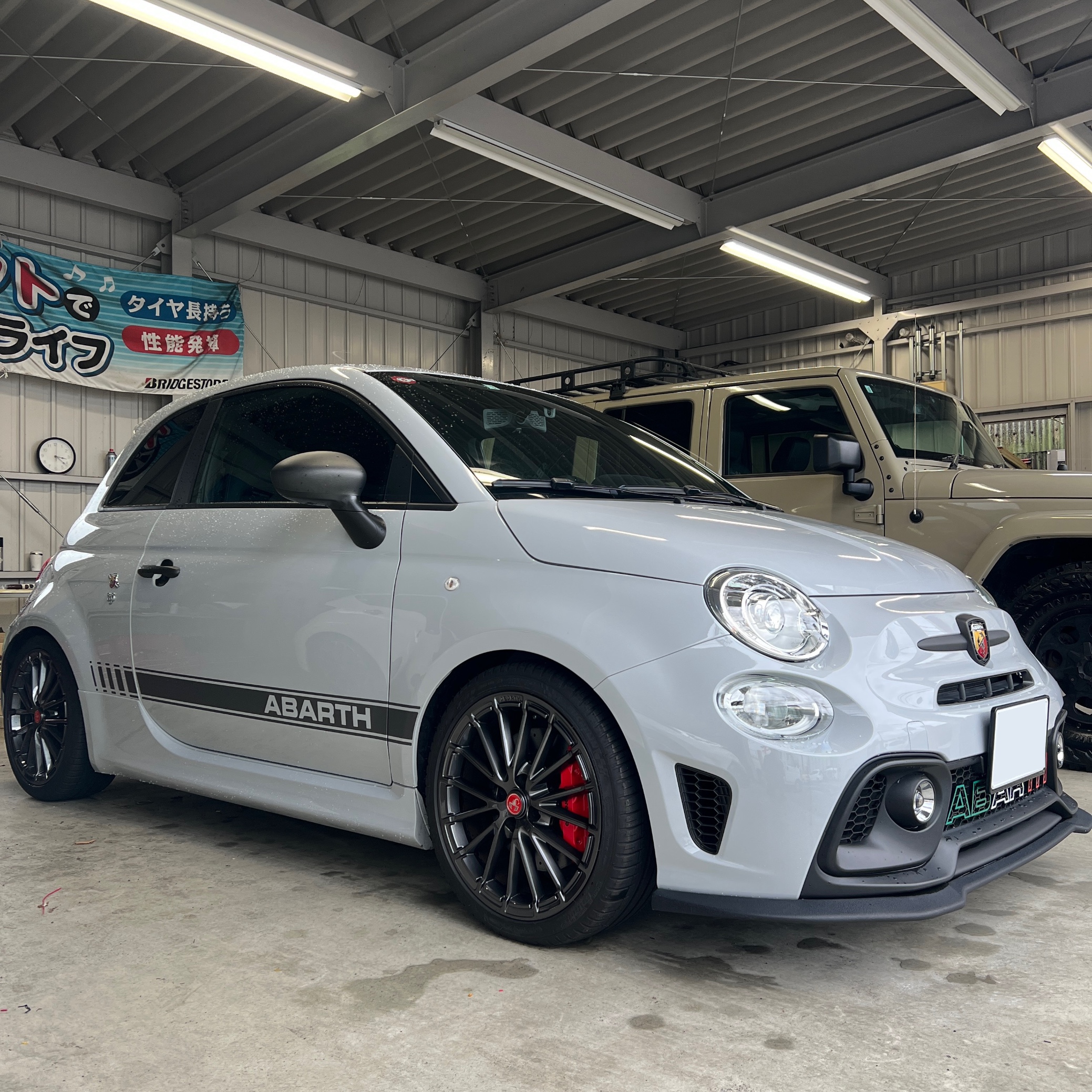 アバルト595 車高調取付＆アライメント | アバルト 595アバルト その他