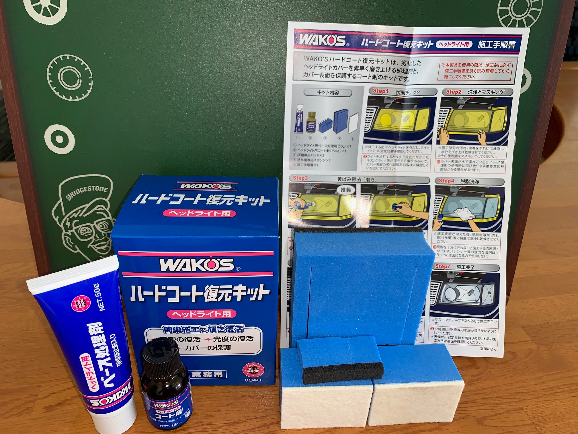 WAKO´S ハードコート復元キット | タイヤマン藻岩の日常 | ミスター