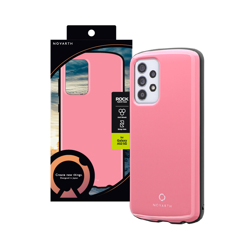 Galaxy A52 5G SC-53B 耐衝撃ハイブリッドケース「ROCK」 ホワイト