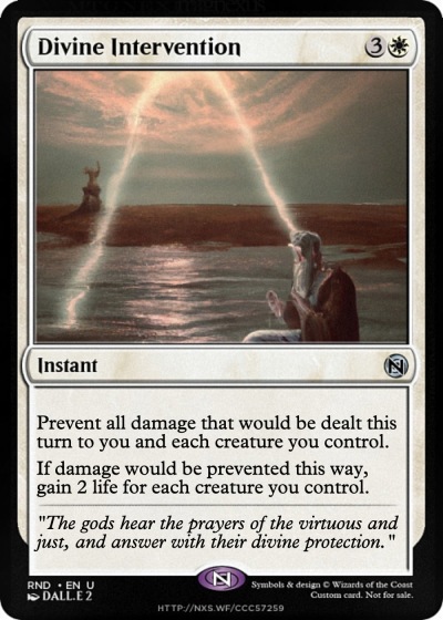 マジック：ザ・ギャザリング Divine Inter vention MTG EN Divine