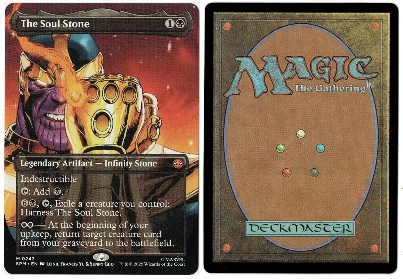 The Soul Stone (Borderless) from Marvel's Spider-Man Magic the