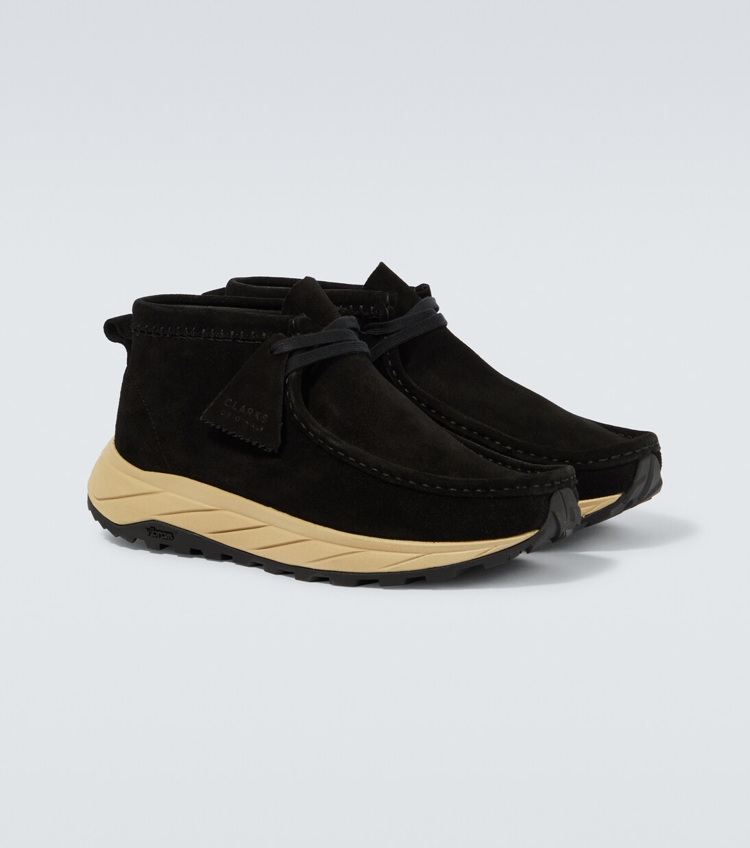 Wallabee Eden suede sneakers in black - Clarks Originals | Mytheresa
