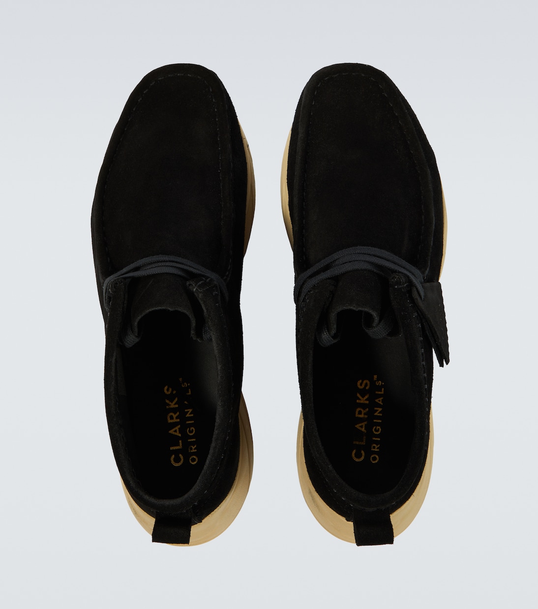Wallabee Eden suede sneakers in black - Clarks Originals | Mytheresa