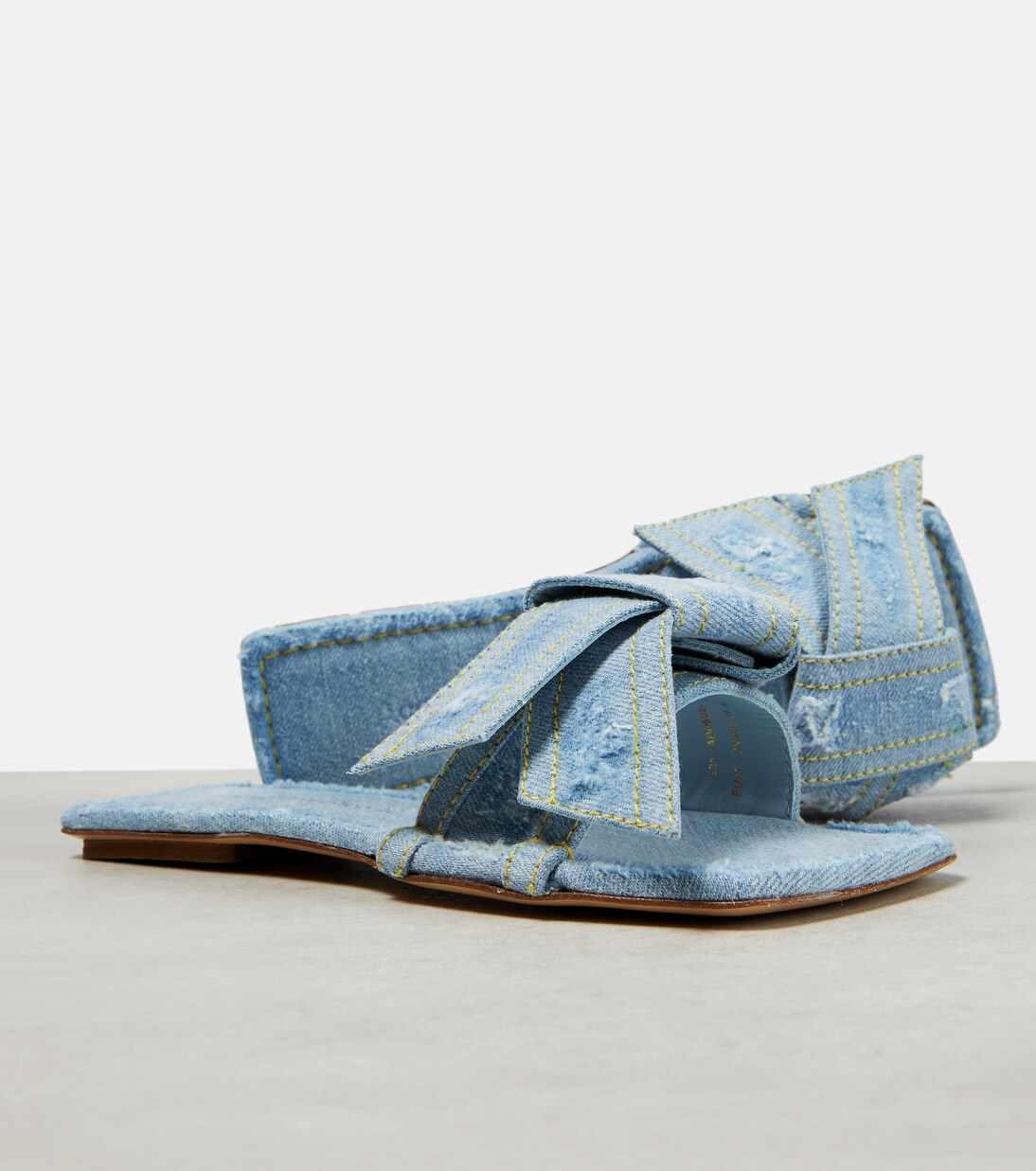 Musubi denim sandals in blue - Acne Studios | Mytheresa