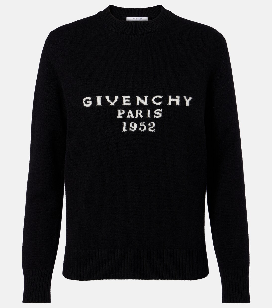 Logo wool and cashmere sweater in black - Givenchy | Mytheresa