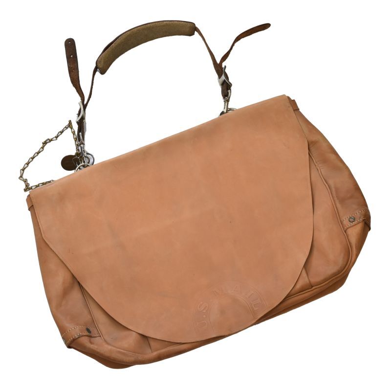 60s【ビンテージ】オールレザー【US MAIL BAG】USPS【メールバッグ