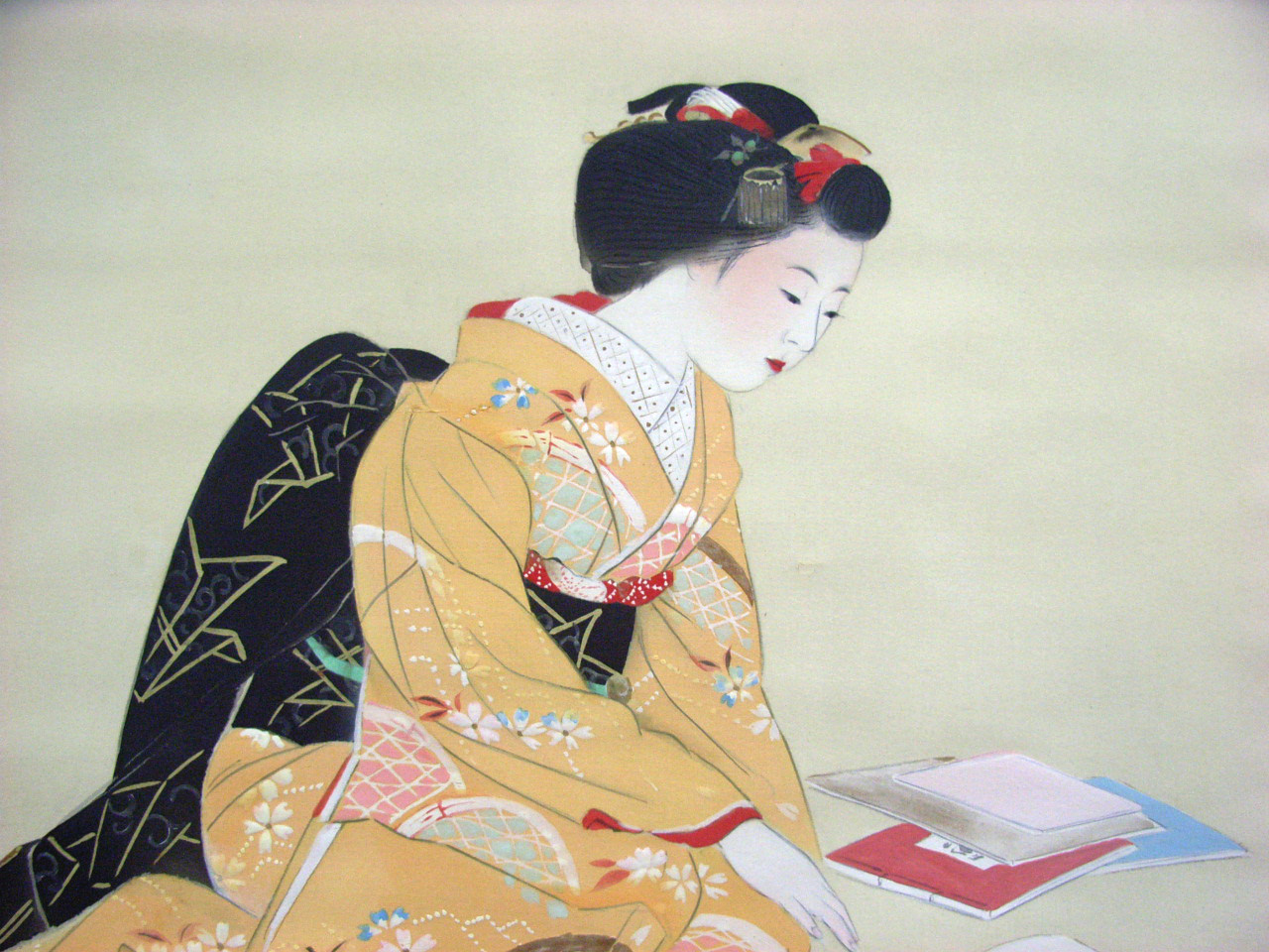 Web書画ミュージアム 梶原緋佐子 舞妓散見/長良川画廊