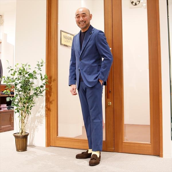 LARDINI ラルディーニ [春夏] スーツ ガーメントダイ ストレッチ