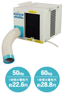 株式会社ナカトミ ｜ 天吊り型スポットクーラー SAC-2500C