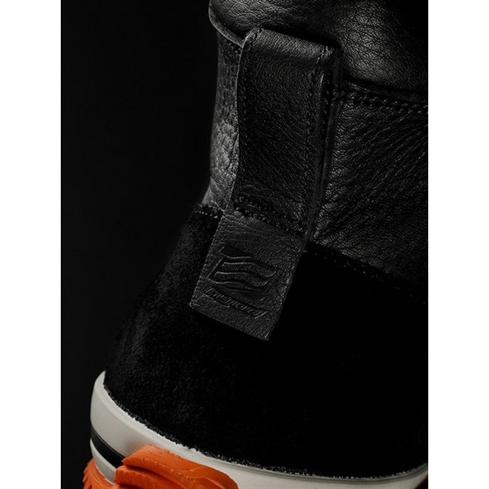 HYF002 HIGH-CUT RIDE SNEAKERS (レザースニーカー) NAVY｜シューズ