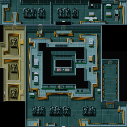 メタルギア2 ソリッドスネーク（METAL GEAR 2 SOLID SNAKE）（MSX2）マップ