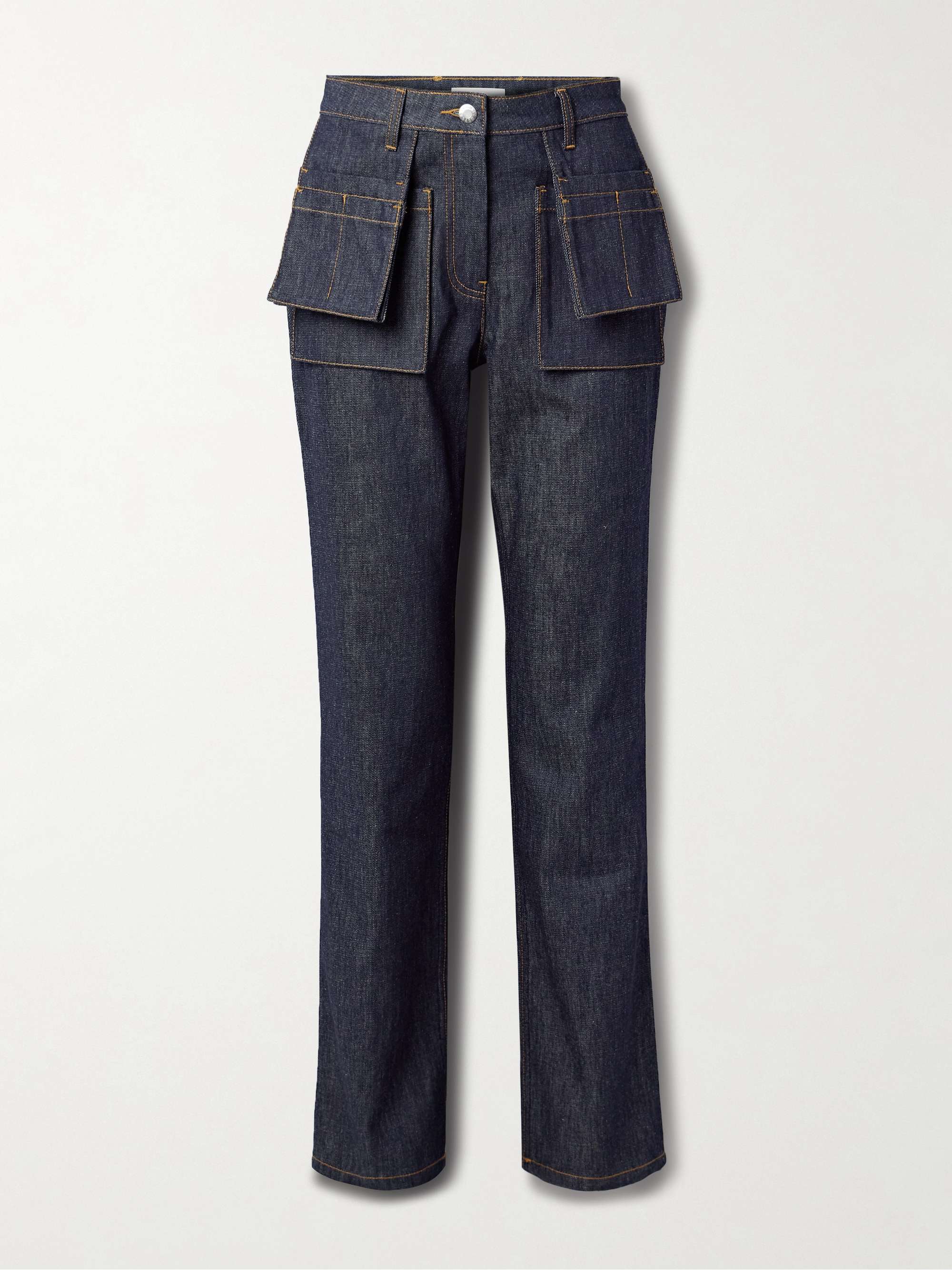 HELMUT LANG Utility mid-rise straight-leg jeans | NET-A-PORTER