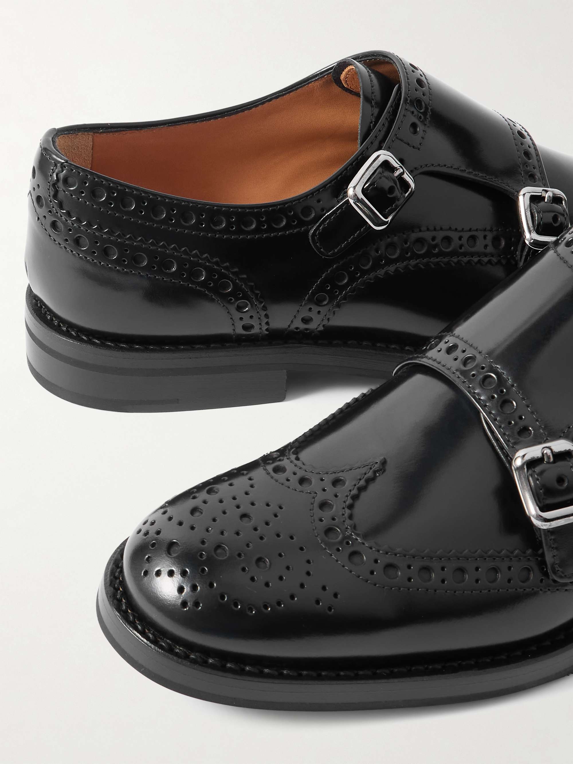 CHURCH'S Lana R leather brogues | NET-A-PORTER