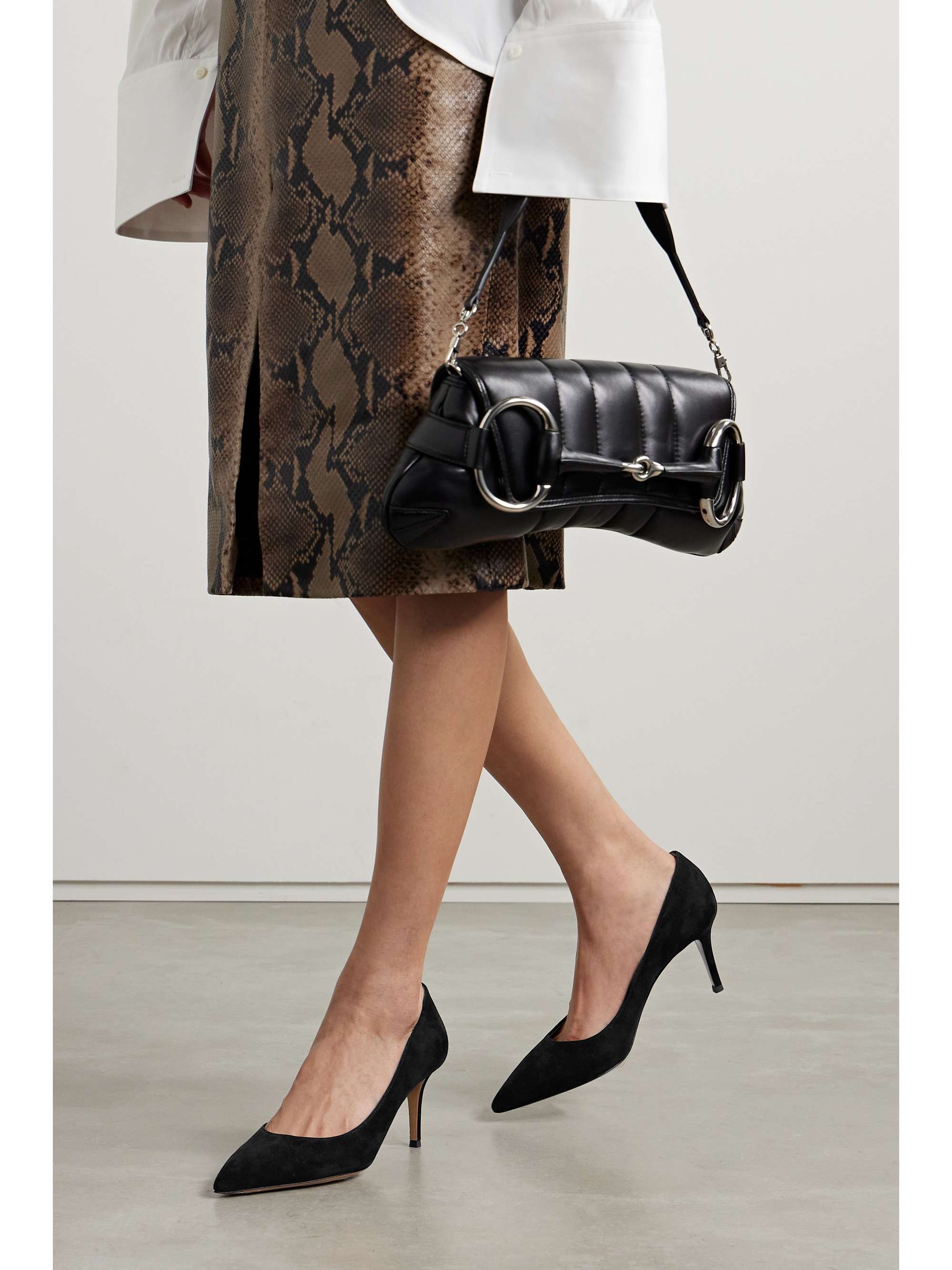 GIANVITO ROSSI Gianvito 70 suede pumps | NET-A-PORTER