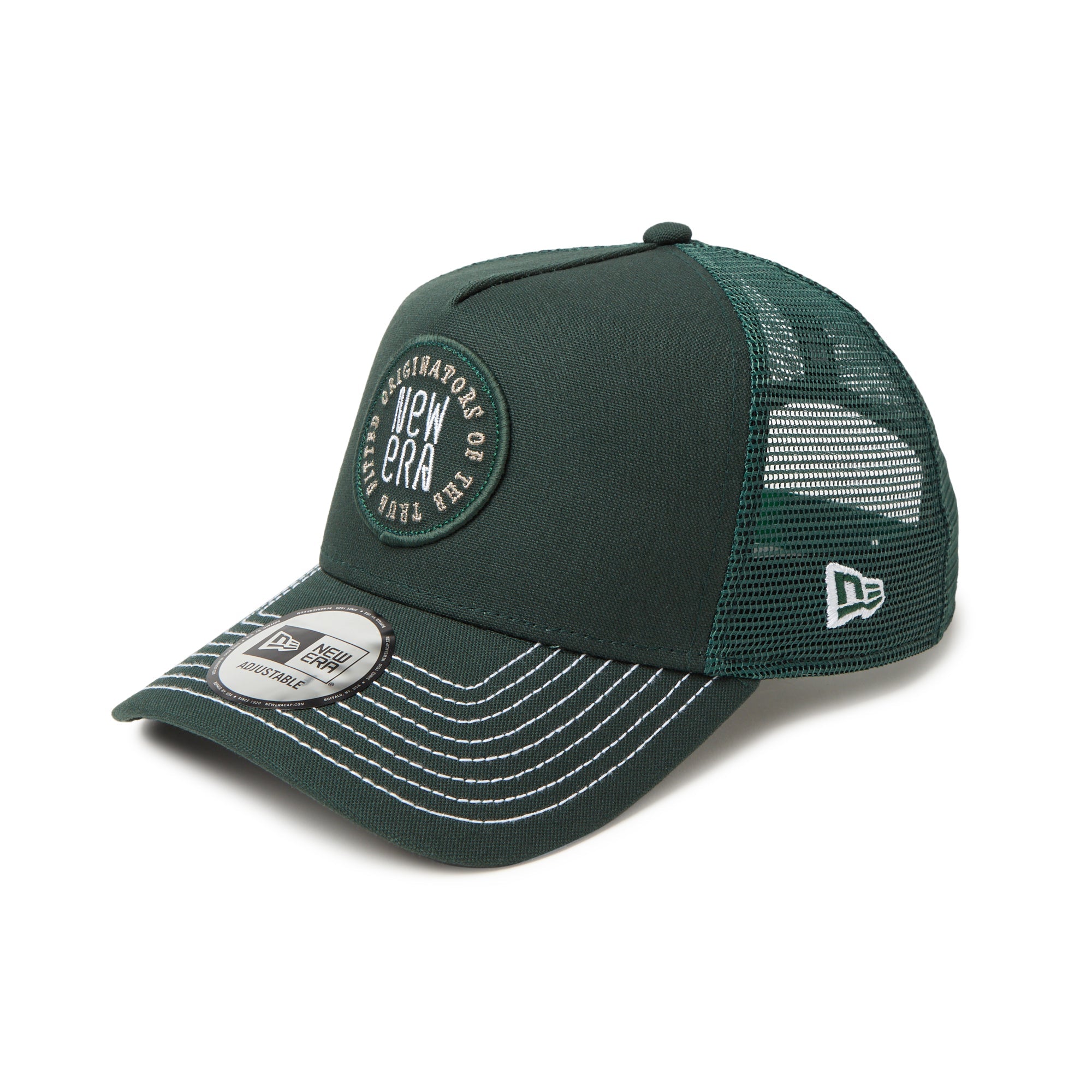 9FORTY A-Frame トラッカー Duck Canvas ダークグリーン | ニューエラ