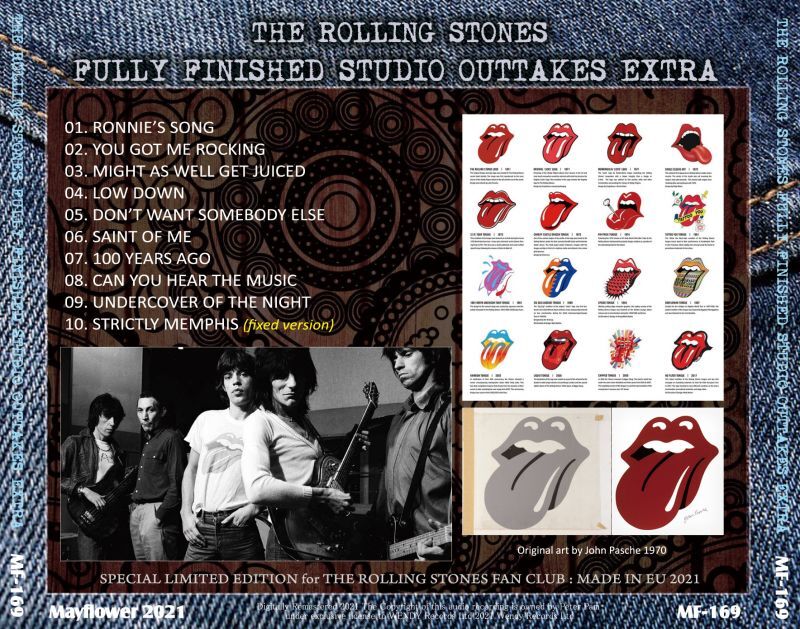 THE ROLLING STONES FULLY FINISHED STUDIO OUTTAKES EXTRA CD - NEO FAUST