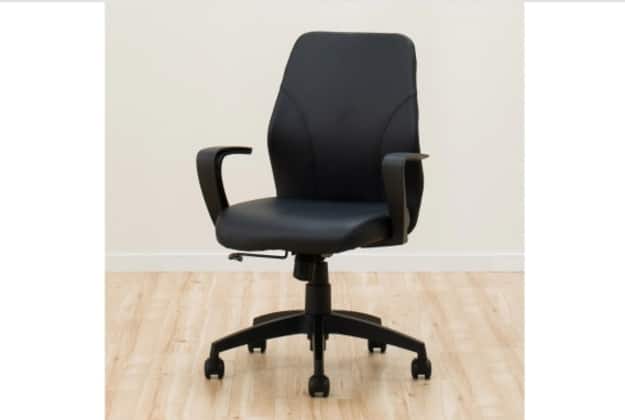 ﾜｰｸﾁｪｱ ｸﾞﾘｯｼﾞ PVC BK | ニトリネット【公式】 家具・インテリア通販