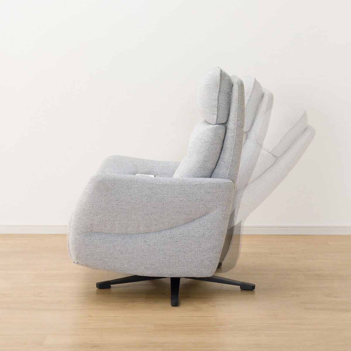 電動リクライニングパーソナルチェア 布張りタイプ 撥水仕様 (LE01-2 2