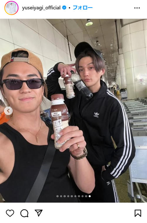 FANTASTICS八木勇征、ムキムキの上半身公開「腹筋やばっ」」「エイト