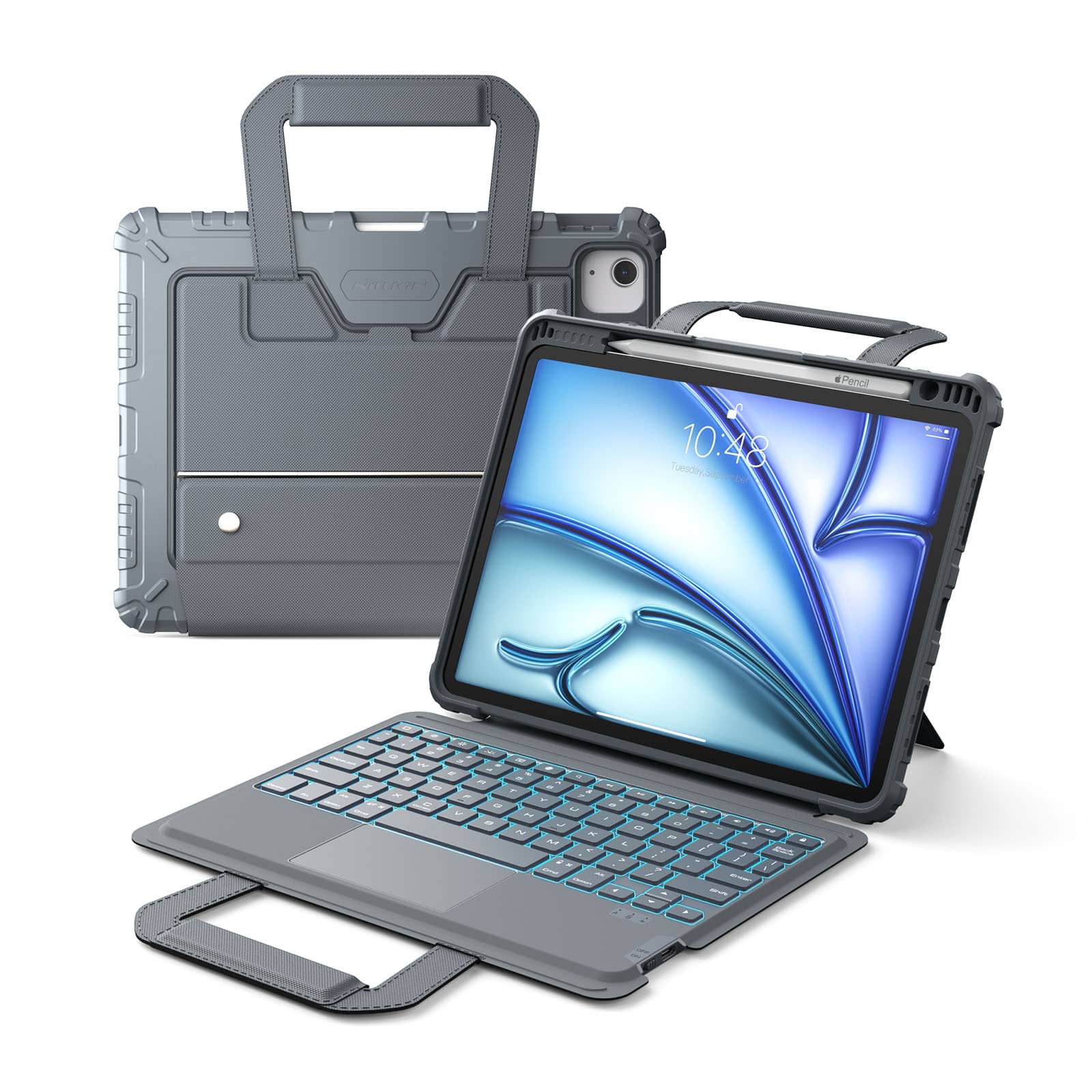 Nillkin Carry Go ポータブルハンドルバックライトキーボードケース