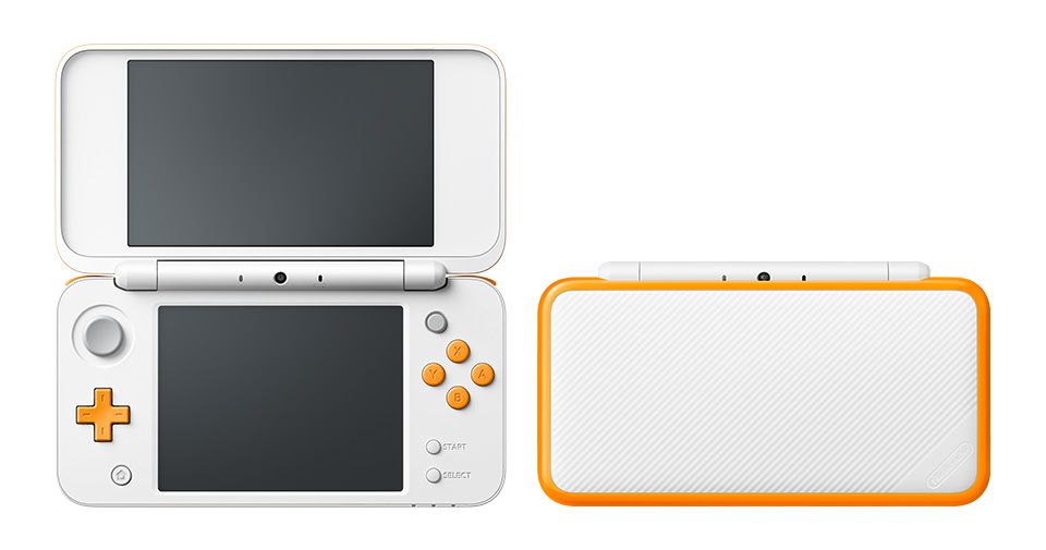 Newニンテンドー2DS LL｜ホワイト×オレンジ｜任天堂