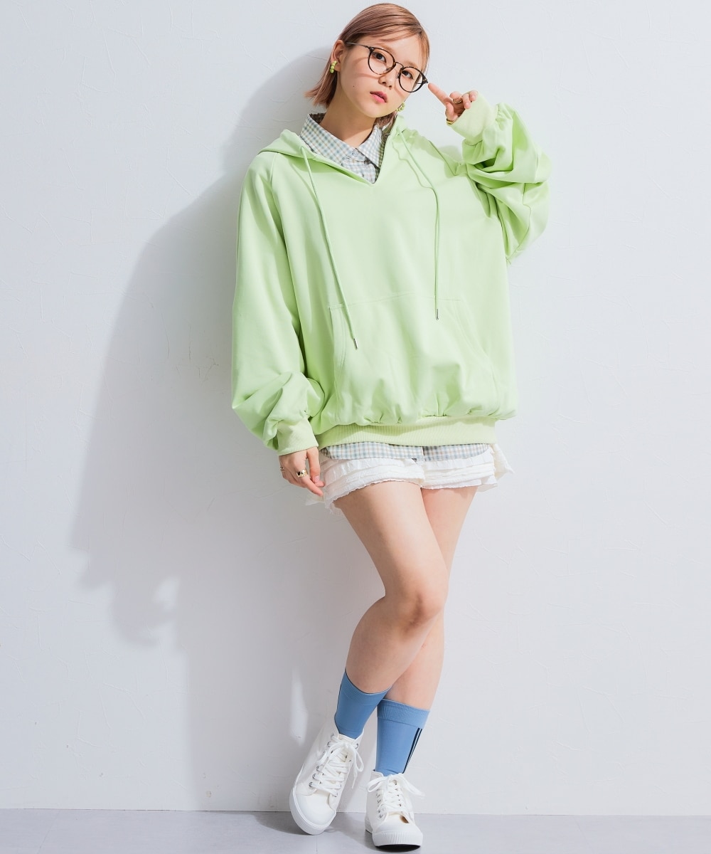 スリットデザインスウェットパーカー 通販【ニッセン】