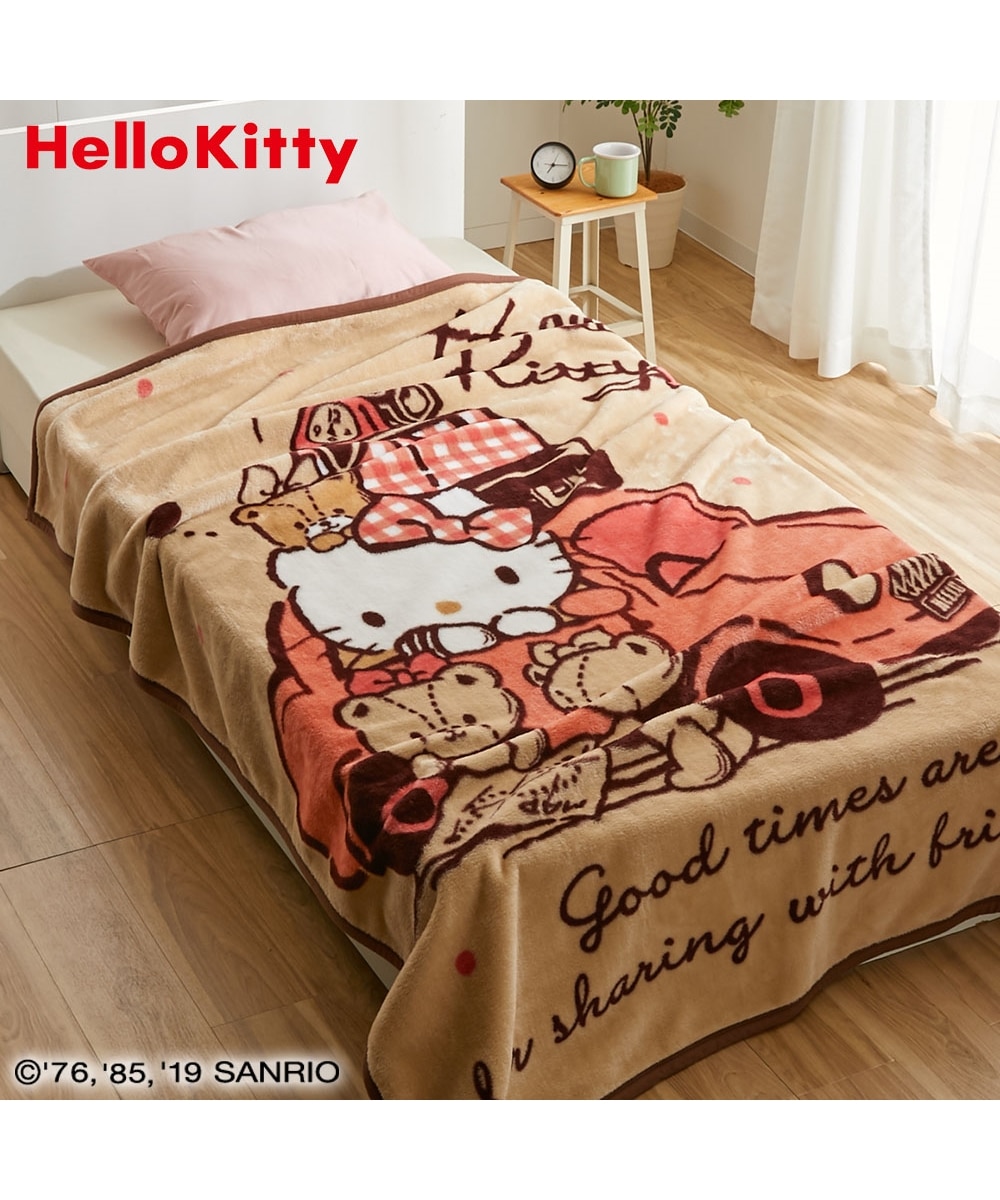 ハローキティあたたかニューマイヤー毛布 通販【ニッセン】