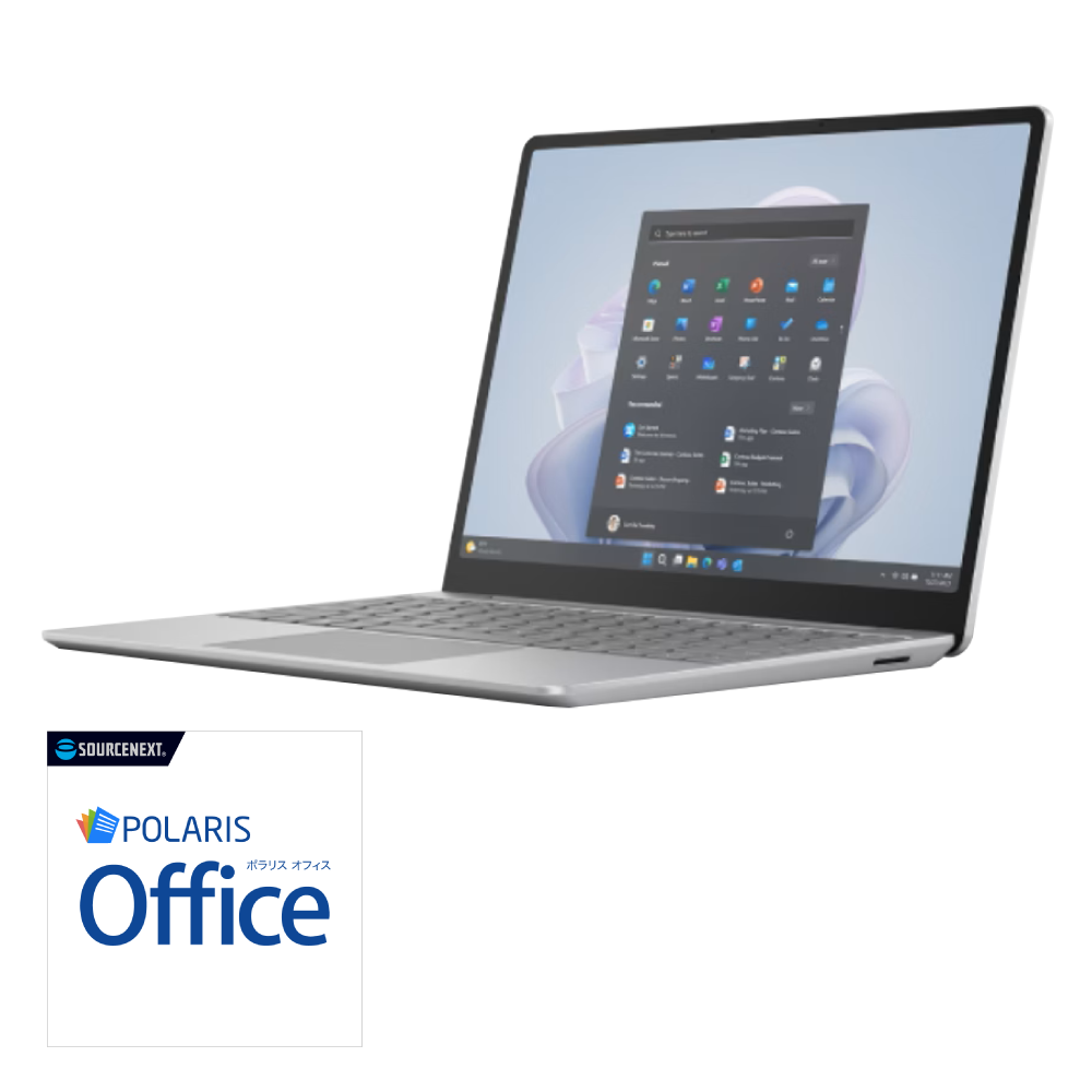 Microsoft 12.4型ノートPC（Surface Laptop Go3）｜ソースネクスト
