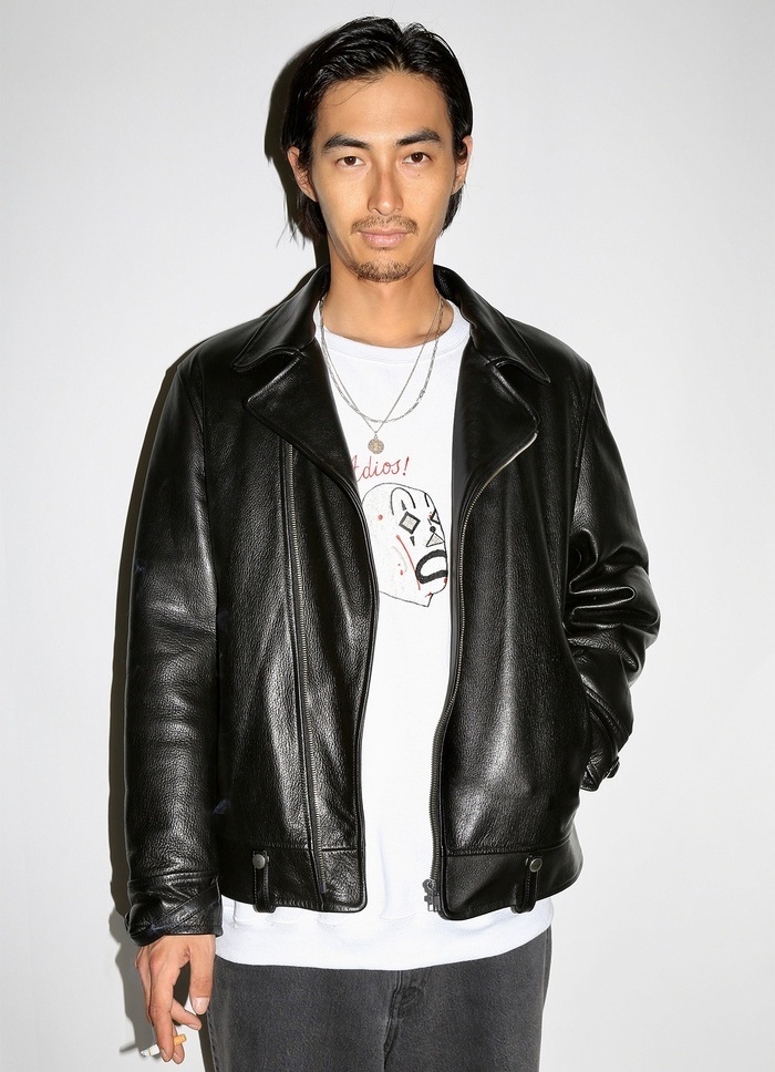 LEATHER DOUBLE RIDERS JACKET ライダースジャケット-ワコマリア 通販