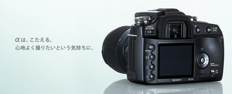 Sony α (アルファ) | DSLR-A100