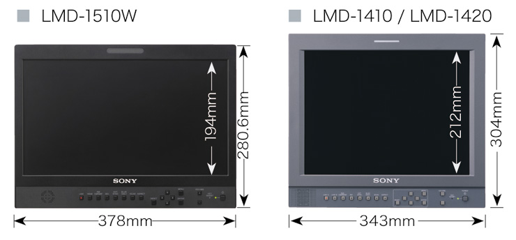 商品の特長 | LMD-1510W | 放送・業務用モニター | | 法人のお客様