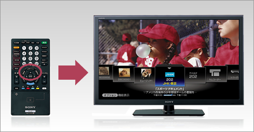 KDL-40W5 特長 : 機能・デザイン | テレビ ブラビア | ソニー