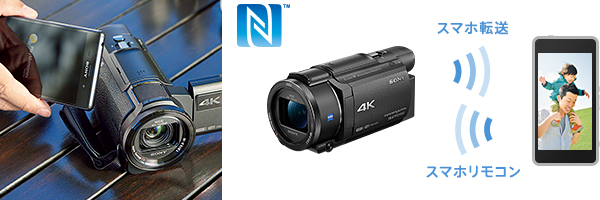 FDR-AX55 特長 : カンタンで快適な操作性 | デジタルビデオカメラ