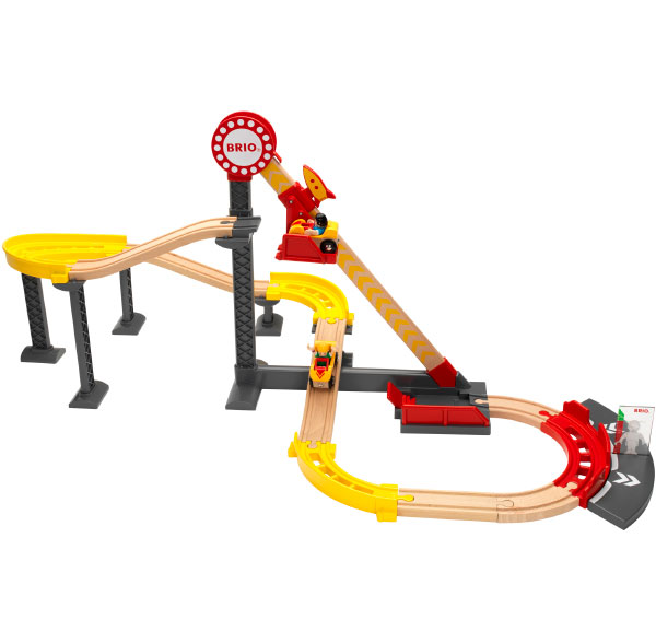 BRIOの木製レールおもちゃ ローラーコースターセット ブリオ 33730