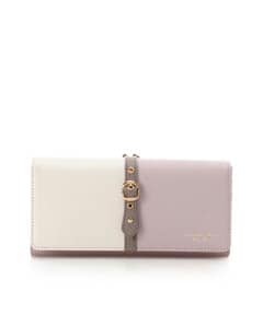 バイカラーフロントベルト 長財布(FREE ブラック): Samantha Thavasa